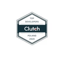 Clutch logo 2020 top developers